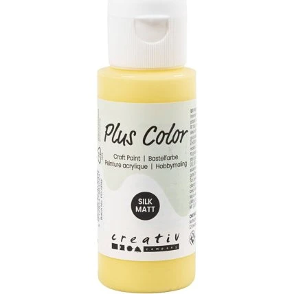 Creativ Company Plus Color akrylmaling Primrose Yellow 60 ml