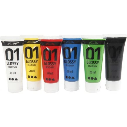Creativ Company A-Color Akrylmaling Blank 6×20 ml