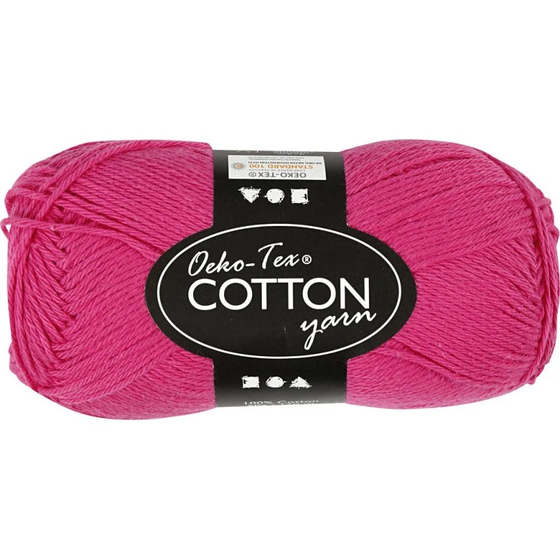 Creativ Company Bomuldsgarn Pink 50 g (170 m)