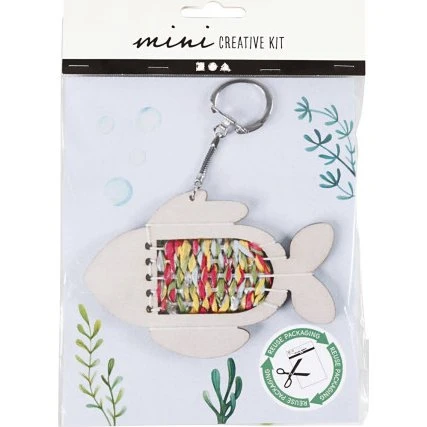 Creativ Company Mini Creative Kit - Træfiskenøglering