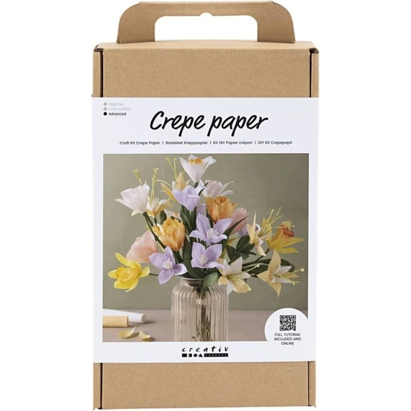 Creativ Company Crepepapir Kit til Blomster – DIY sæt