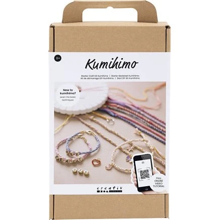 Creativ Company Kumihimo Startsæt – Starter Kit til armbånd