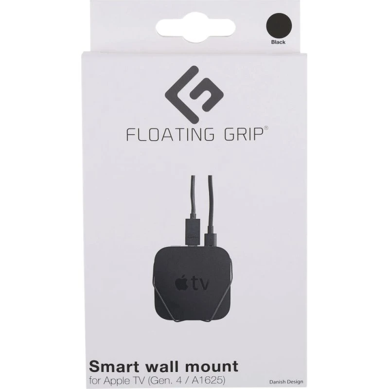 Floating Grip Apple TV Gen. 4 vægholder (Sort)
