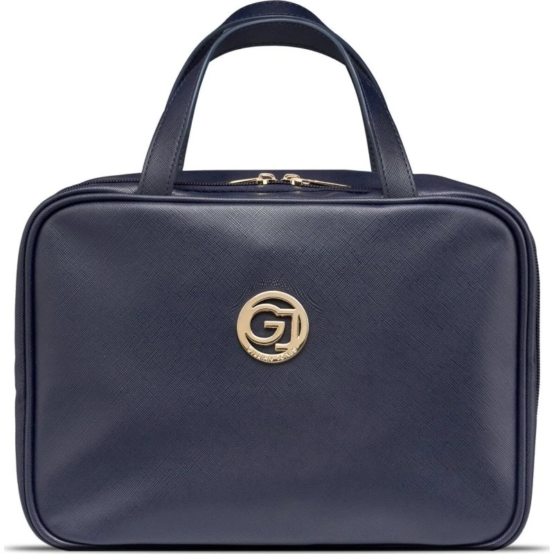 Gillian Jones Organizer toilettaske, mørkeblå PU, hæng-op