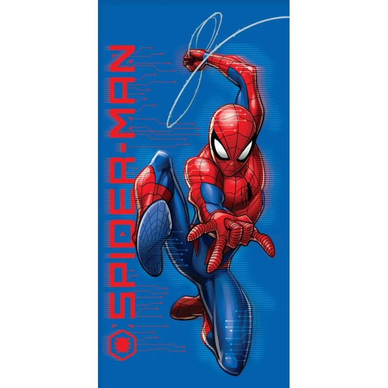 Spider-Man badehåndklæde 70x140 cm (100% bomuld)