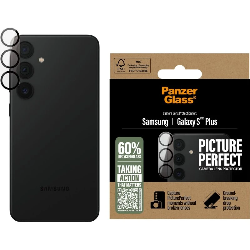 PanzerGlass PicturePerfect Linsebeskytter til Samsung Galaxy S25+