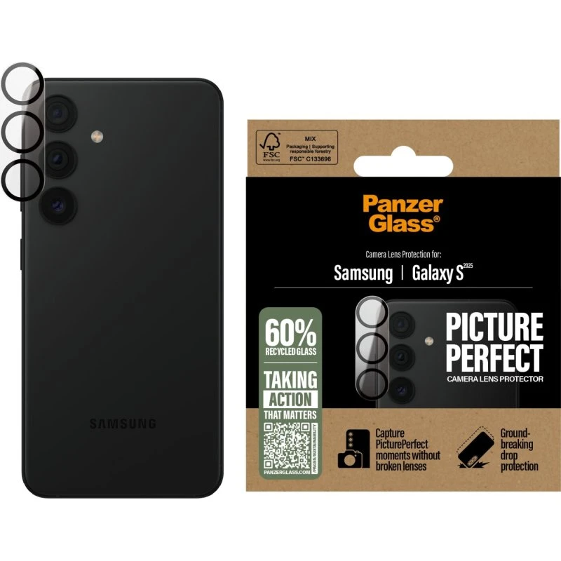 PanzerGlass PicturePerfect linsebeskytter til Samsung Galaxy S25