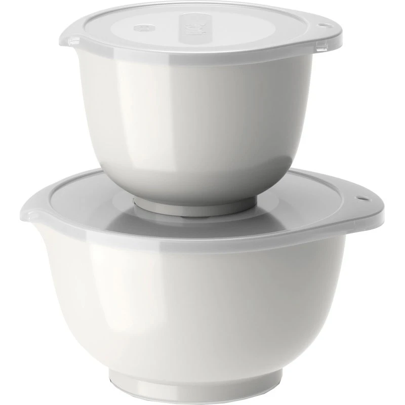 Rosti Margrethe skålsæt 1,5+3 L med låg, hvid