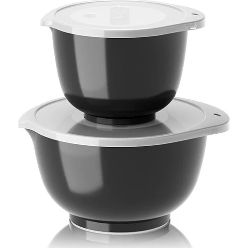 Rosti Margrethe røreskålesæt 1,5+3 L med låg, sort