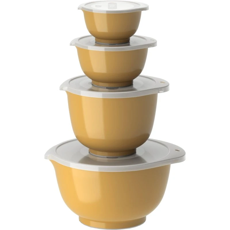 Rosti Margrethe skålesæt 0,25/0,5/1,5/3 L med låg, curry