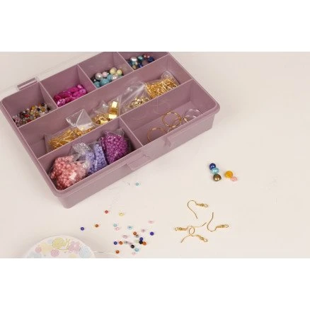 Raaco Box 7 opbevaringsbox lilla 17,9x15,1x4 cm