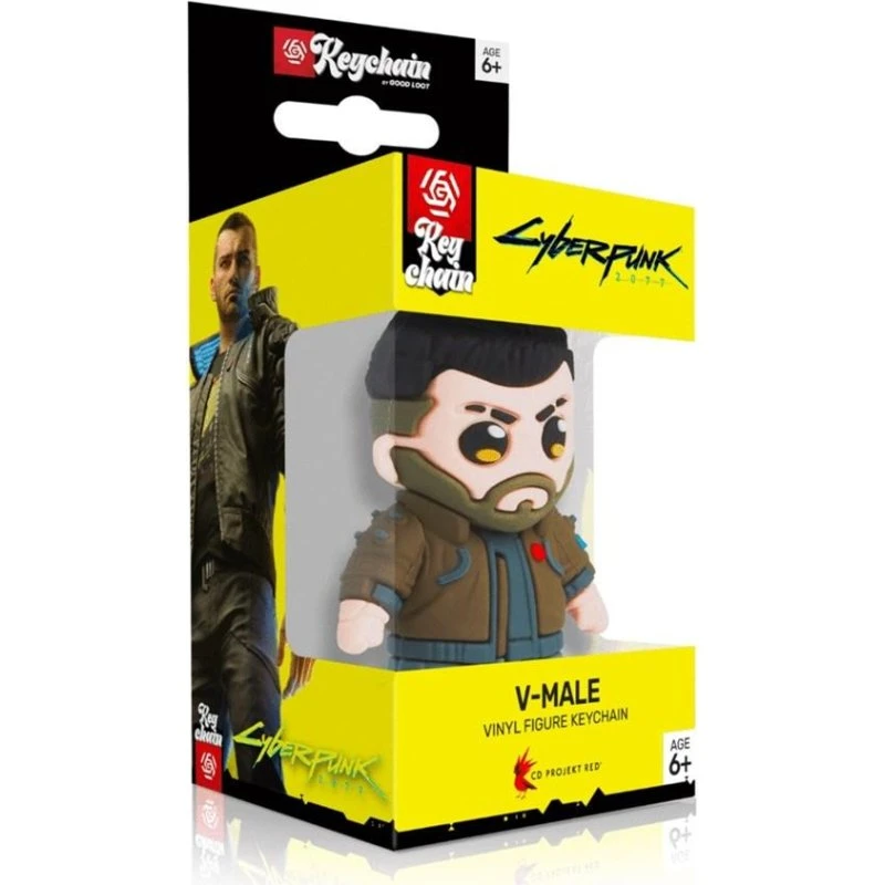 Cyberpunk 2077 V (mand) Good Loot 3D nøglering