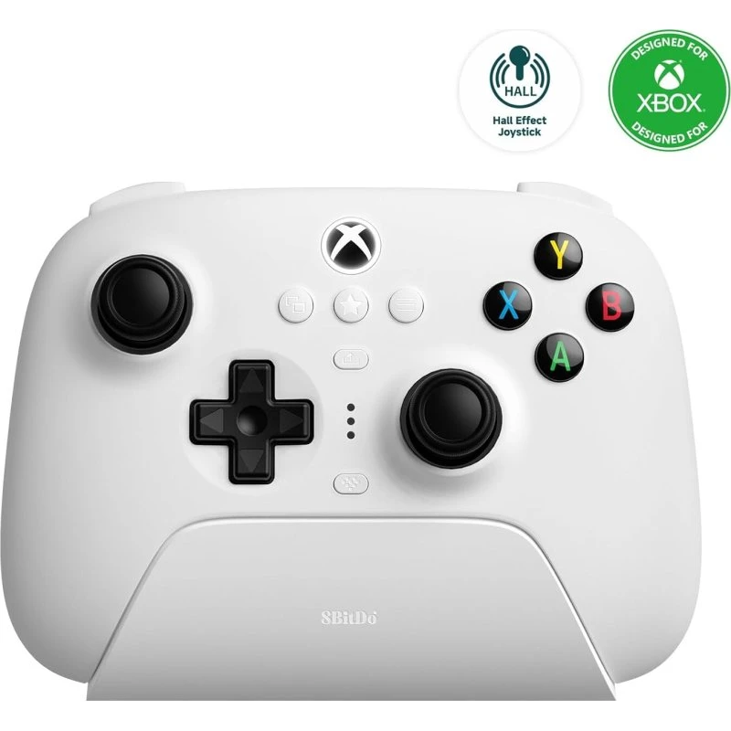 8BitDo Ultimate 3-mode Wireless Controller – Hvid (Xbox/PC/Android)