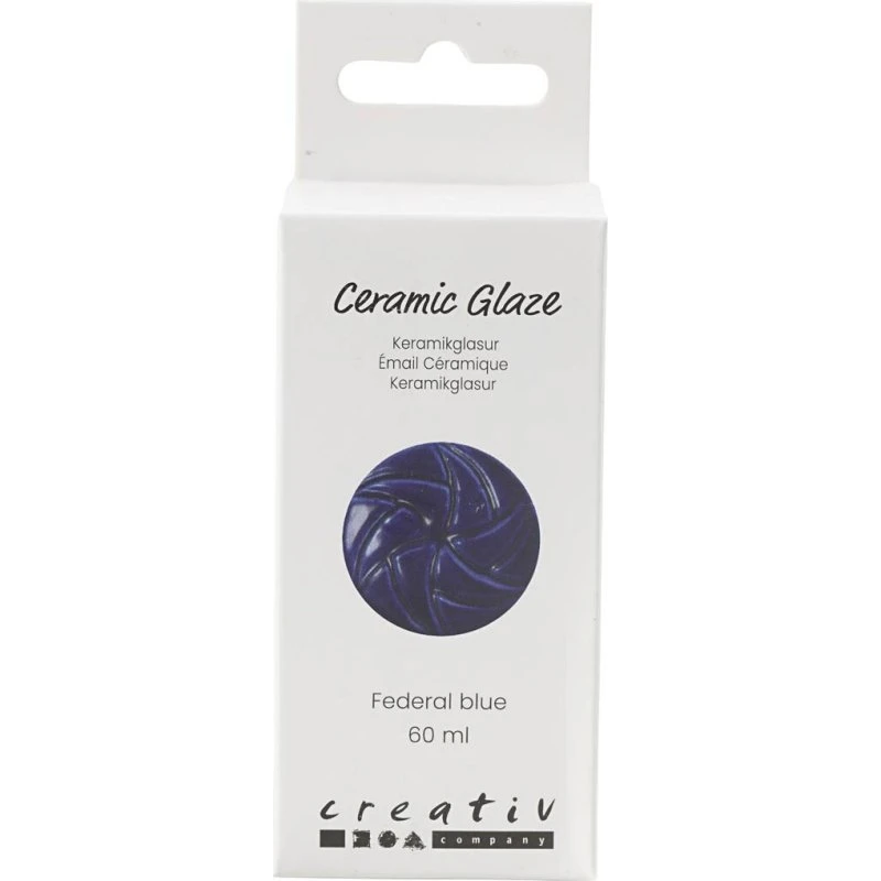 Creativ Company Keramikglasur 984-1101 C Opaque Federal Blue 60 ml