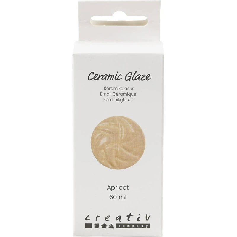 Creativ Company Keramikglasur 984-1101 C Opaque Apricot 60 ml