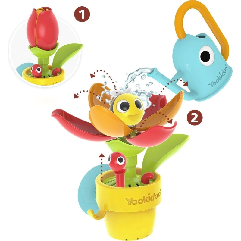Yookidoo Peek-a-Bee Tub Flower – Blomsterkrukke badelegetøj