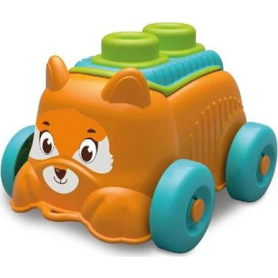 Clementoni Clemmy Hvalp bærbar orange med 4 bløde klodser