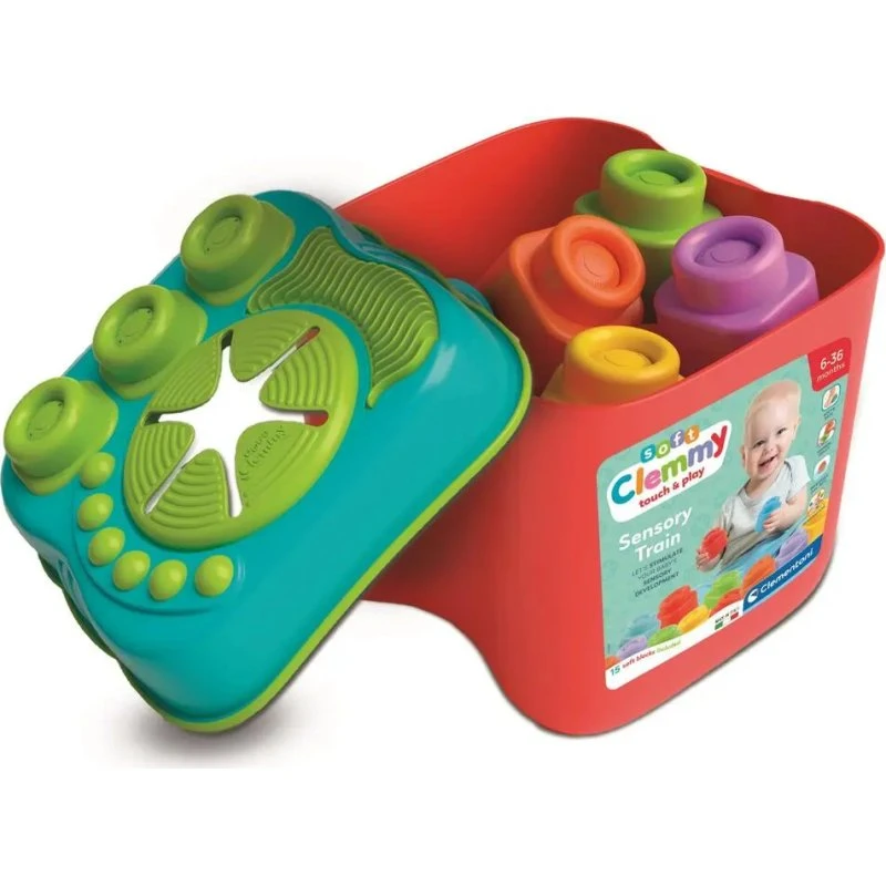 Clementoni Soft Clemmy sensorisk spand - 15 klodser