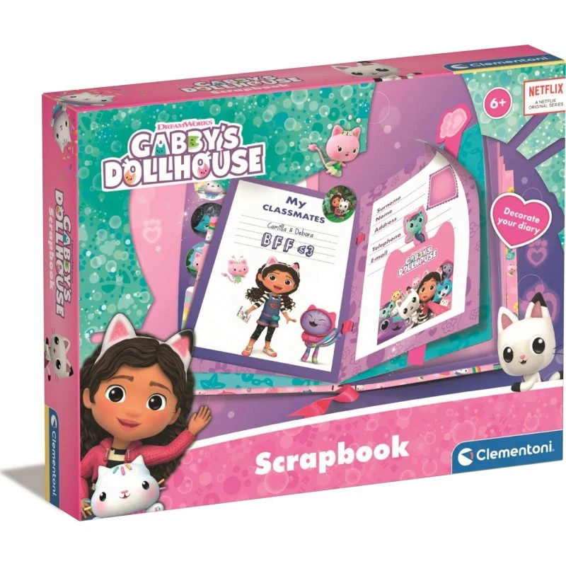 Clementoni Gabby's Dollhouse Scrapbogsæt 6+ år