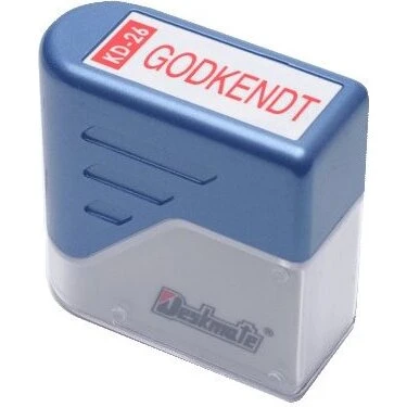 Printy Imprint 11 - Stempel 'GODKENDT' rød