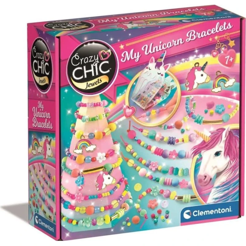 Crazy Chic Enhjørning armbåndsæt – 1400+ perler