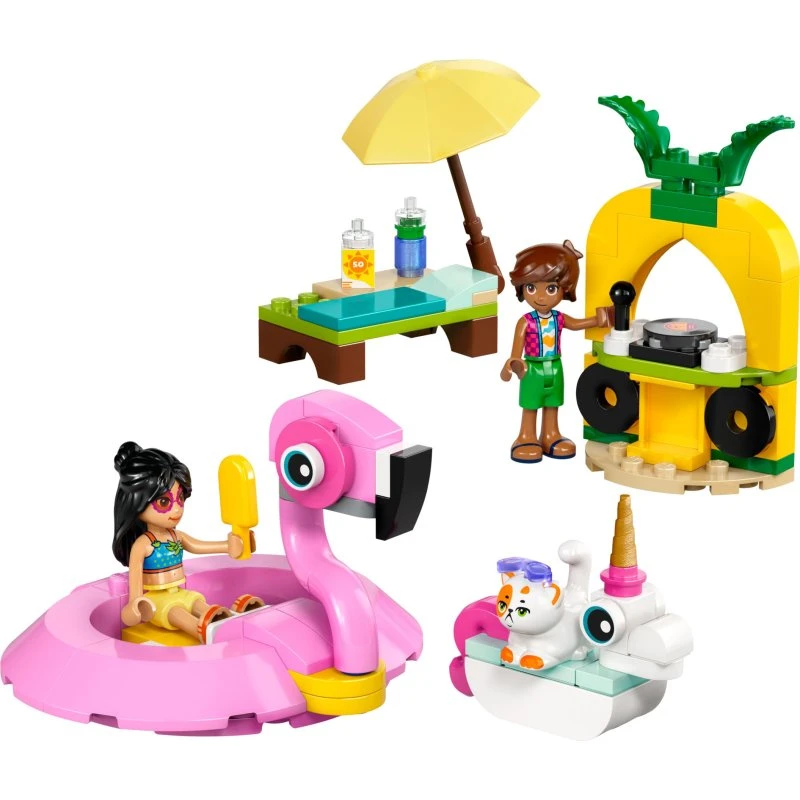 LEGO Friends 42658 Poolparty med enhjørning og flamingo