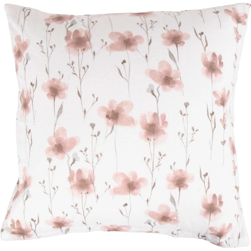 By Night pudebetræk 60x63 cm - rosa blomstret
