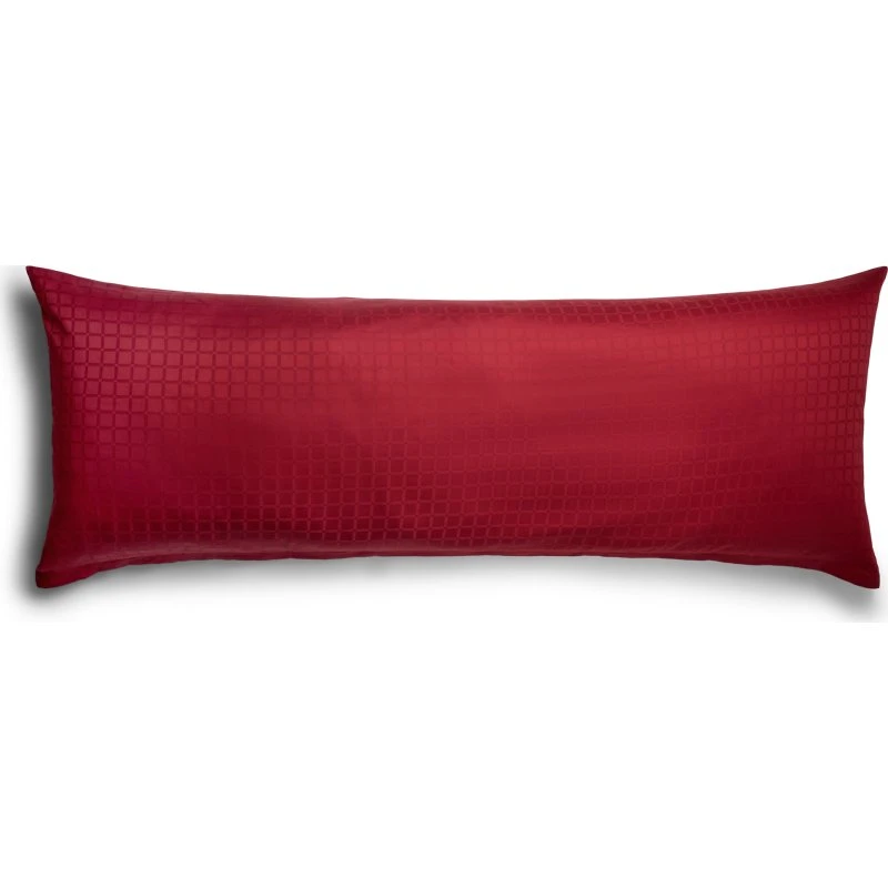 By Night pudebetræk 50x150 cm – Daisy rød (100% bomuldssatin)