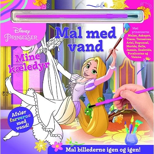 Disney Prinsesser Mal med Vand - Mine kæledyr