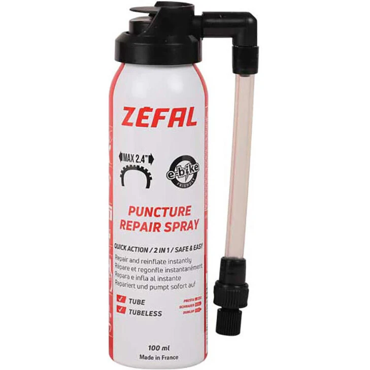 Zefal Repair Spray 100 ml – lappevæske til slange & tubeless