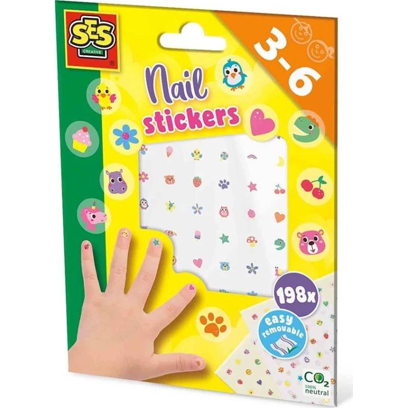 SES Creative Neglestickers S14044 – 198 stk.