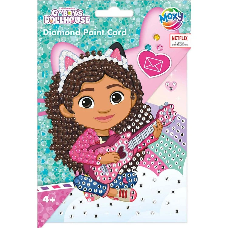 Hobby Mate Gabby's Dollhouse Diamond Painting-kort