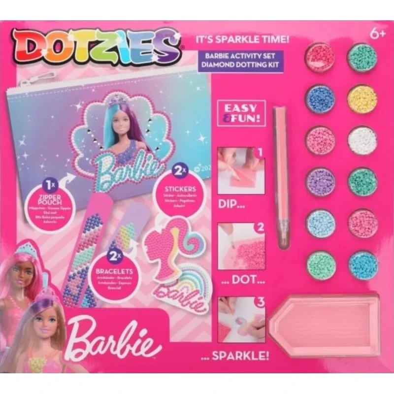 Hobby Mate BARBIE Diamond Painting armbånd, 2 stk.