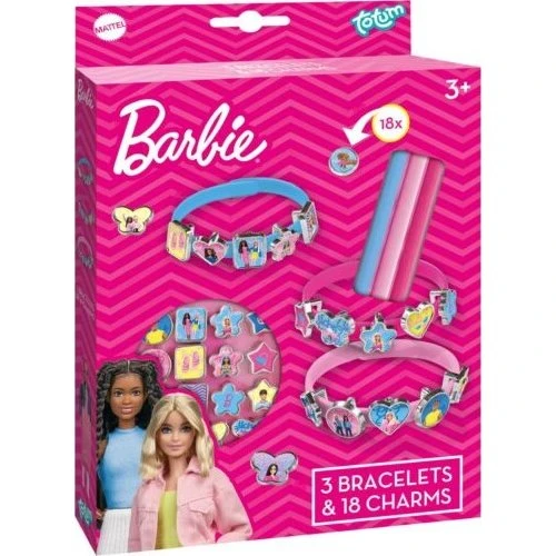 Barbie 3 DIY Armbåndsæt til Børn - 18 Dekorationer