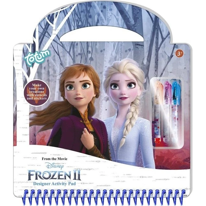 Frost - Aktivitetsbog: Tegn med skabeloner og klistermærker