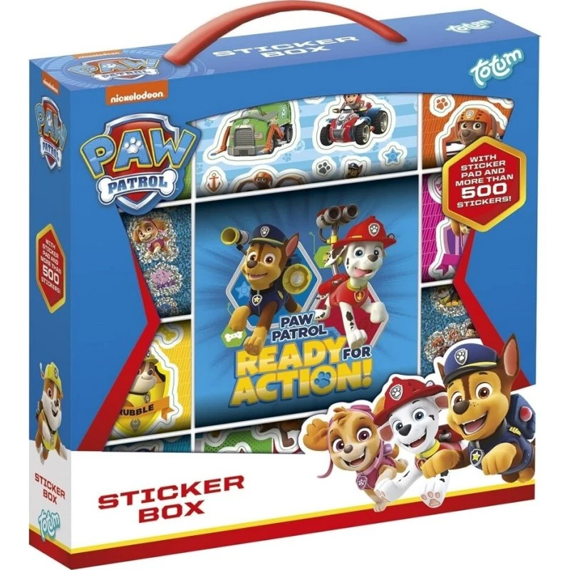 Paw Patrol Klistermærke-sæt med Bog – Over 500 klistermærker