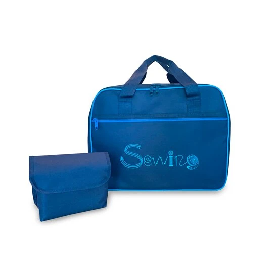Veritas Soft symaskinetaske blå 41x33x19 cm