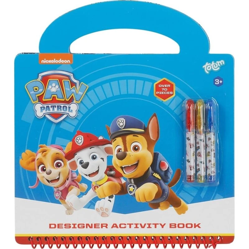 Paw Patrol Aktivitetsbog – Tegn med skabeloner & klistermærker (70 dele)