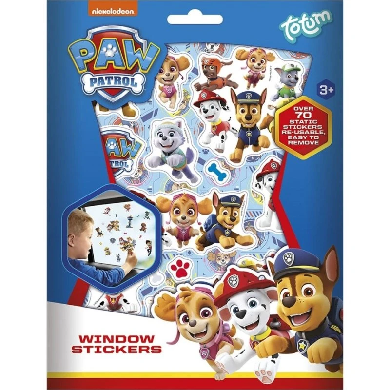 Paw Patrol Klistermærker til vindue – Over 70 stk