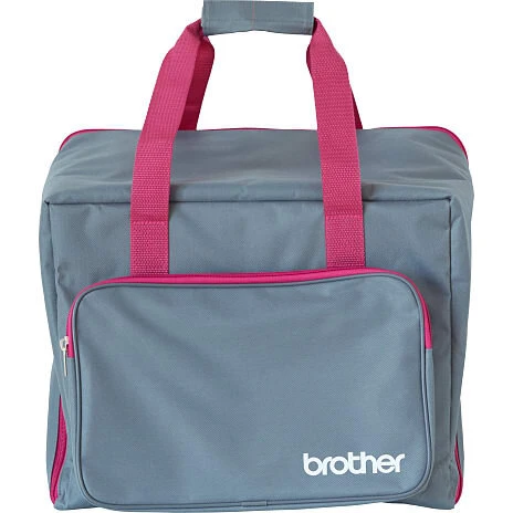 Brother overlocktaske grå og pink