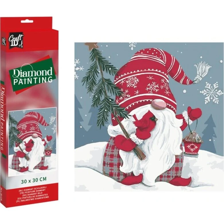 Craft Id Diamond Painting Nisse 30x30 cm