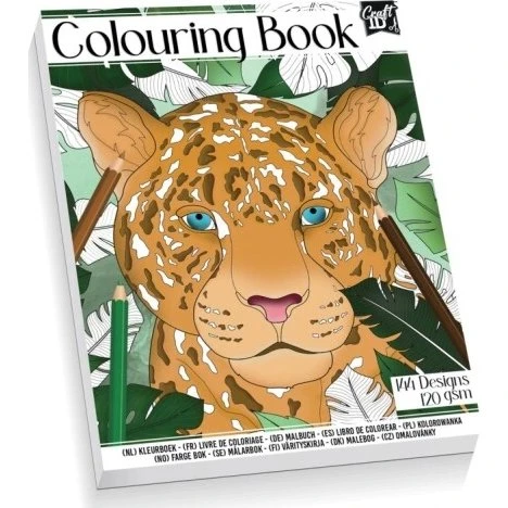 Craft ID Malebog Løve 20,5×15,7 cm – 120 g