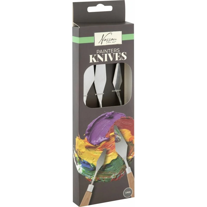 Creative Craft Group Paletknive 3 stk, træskaft – gaveæske