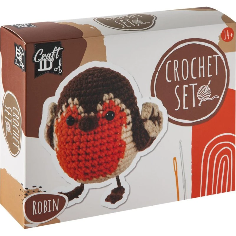 Creative Craft Group Hæklesæt Rødkælk 10×8,5 cm