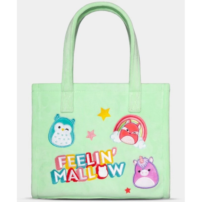 Squishmallows Mixed Squish Tote Bag 25x21 cm – Grøn
