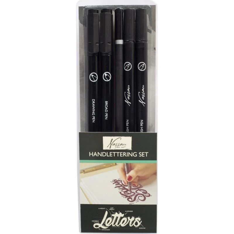 Creative Craft Group Kalligrafisæt, 5 dele