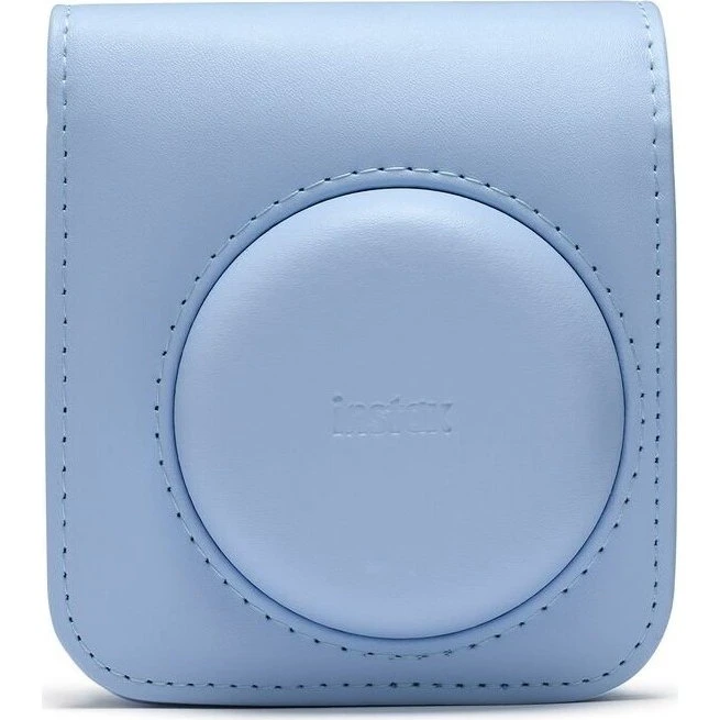 Fujifilm Instax Mini 12 Taske – Pastelblå kunstlæder