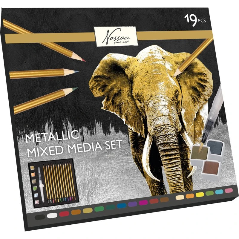 Nassau Metallic Mixed Media Sæt