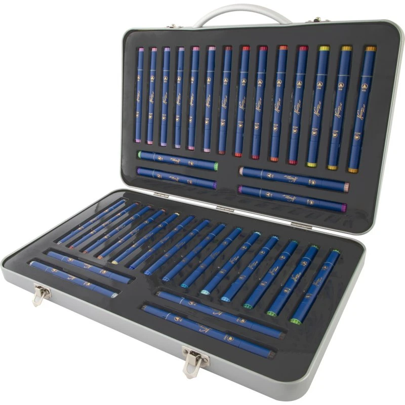 Nassau TWIN MARKERS 36 stk. i metalæske