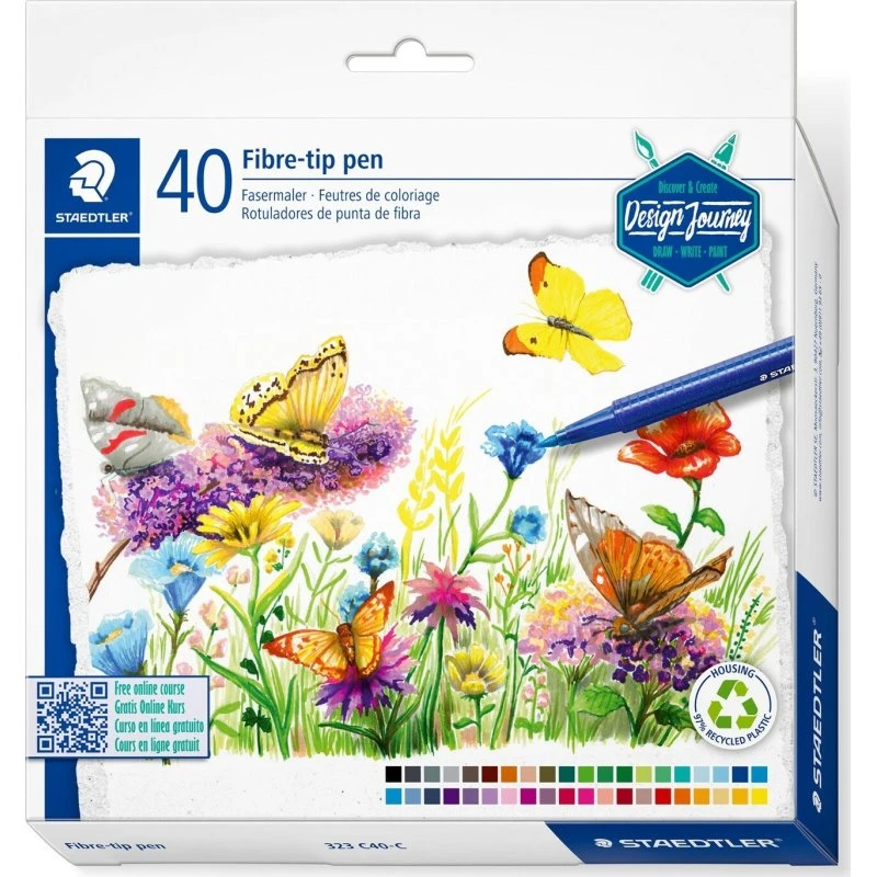 Staedtler Triplus Color rPP 1,0 mm – 40 farver